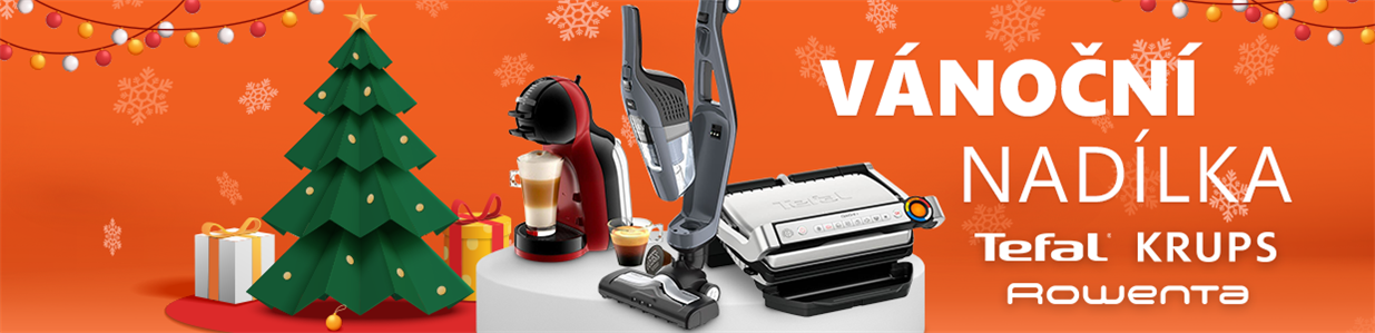 Vánoční nadílka se značkami Tefal, Krups a Rowenta